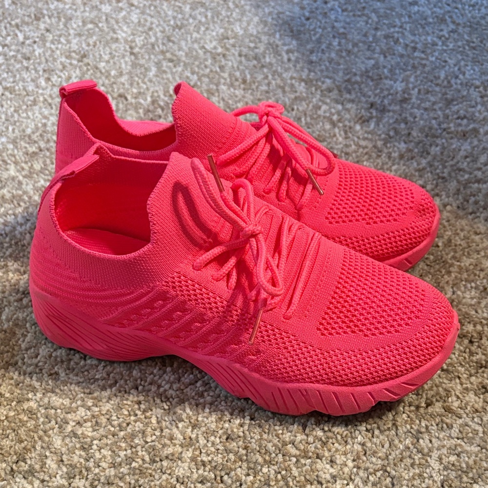 Fashion Nova Pink Athletic Shoes